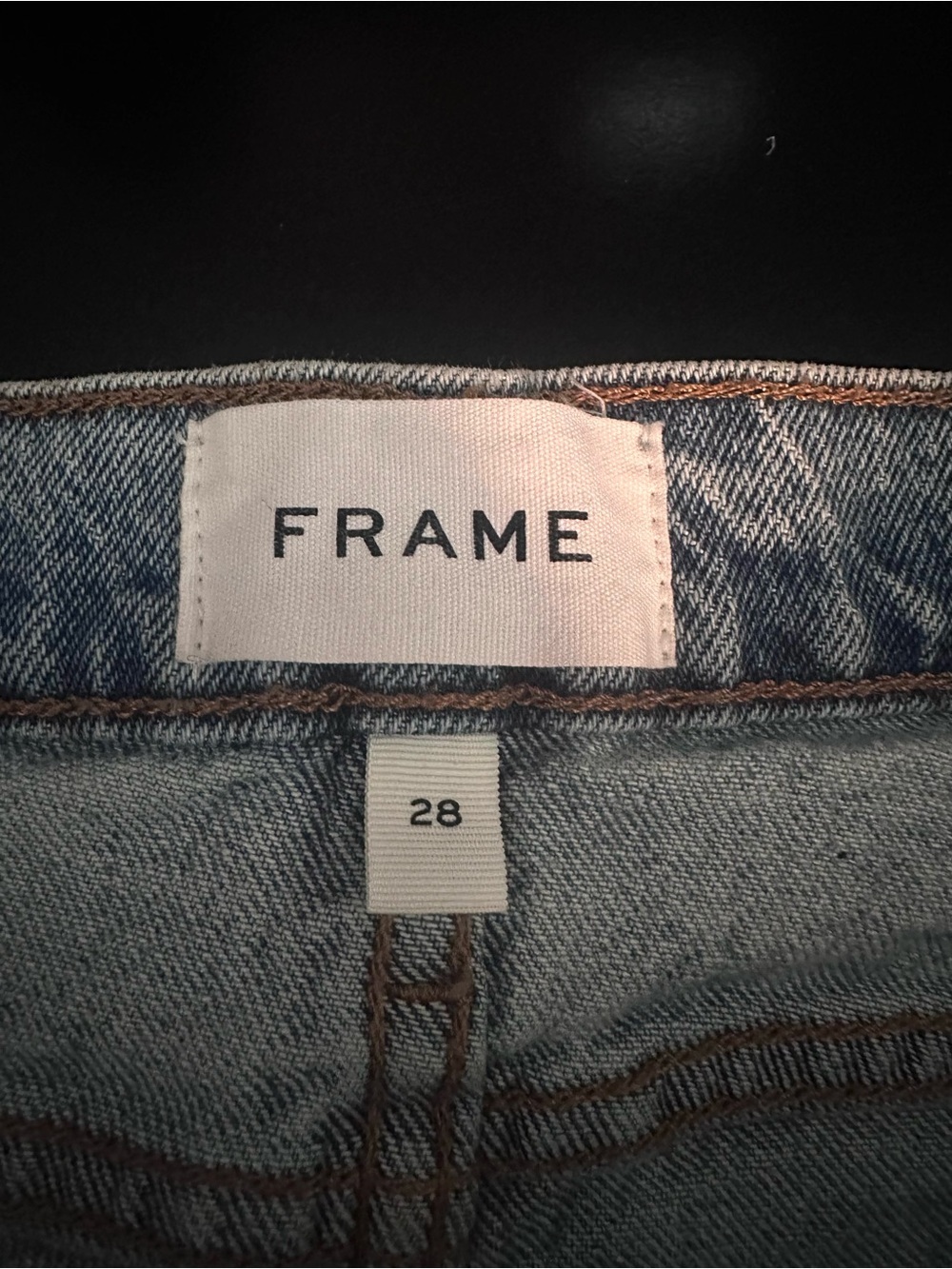 Frame Le High Flare in Crystal Beach Jeans with Subtle Distressing Size 28 - Picture 11 of 14
